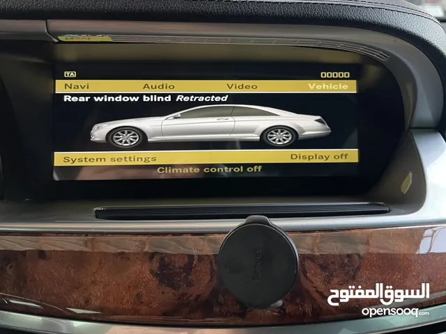 شاشة مرسيدس CL500 الوكالة مع الكنترول