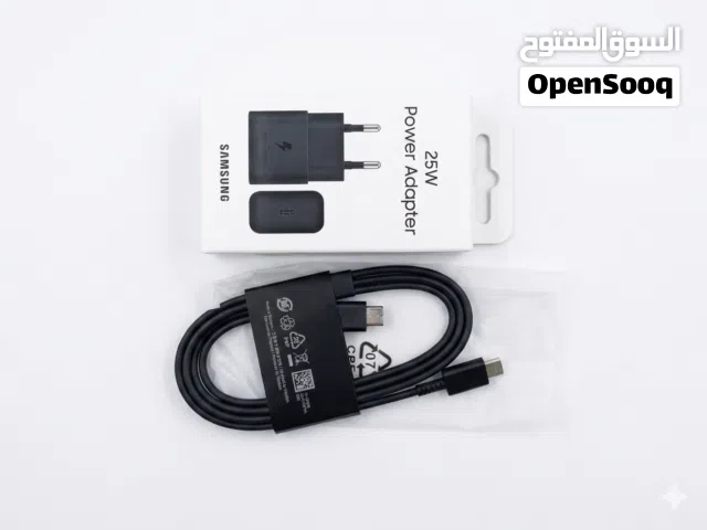 عرض خاص: شاحن سامسونج 25 وات أصلي + كابل Type-C الأصلي