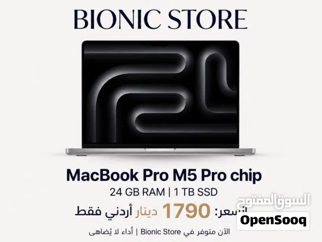 Macbook Pro M5 chip 14 inch 1 TB SSD