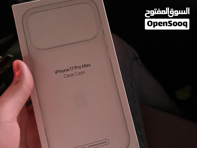 IPHONE 17 pro max Clear case Apple Original New  for only 15.750kwd