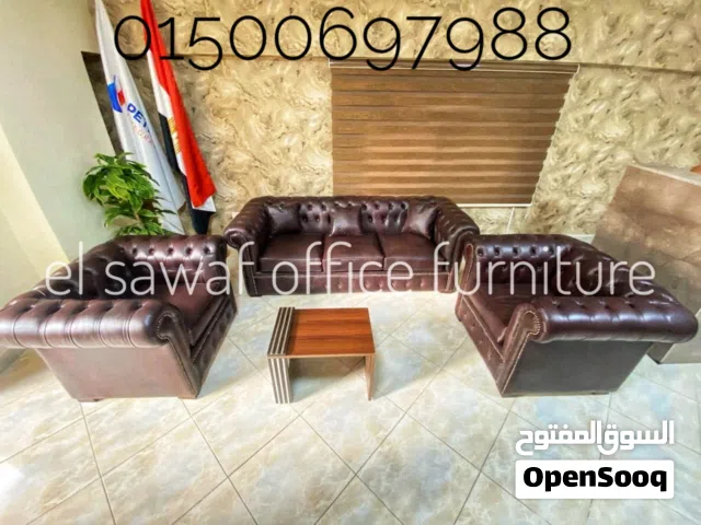 طقم انتريه كلاسيك خشب زان احمر روماني-طقم استقبال-اثاث مكتبي