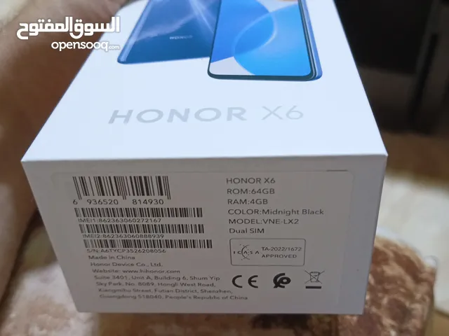 هاتف honor x6 جديد بالكرتونه