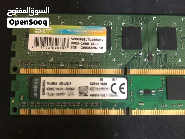 12 جيجا رام فقط  +معالج i7جيل 3 +باوبر سيبلاي 550 وط فقط 50 دينار     شغلات على الفحص