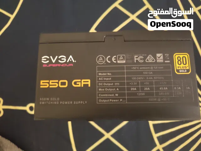 power supply 550 gold EVGA.