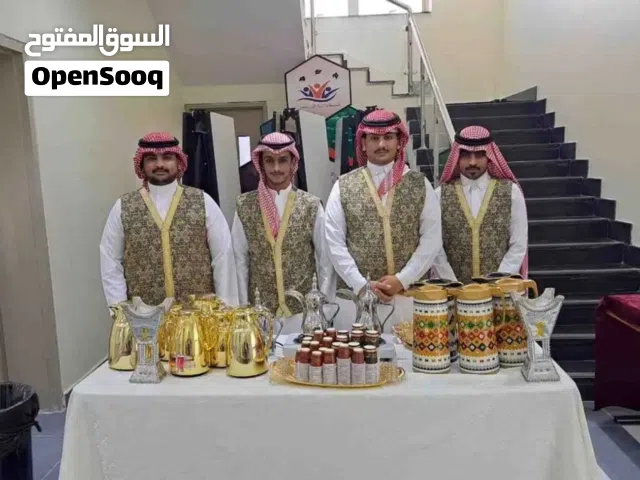 قهوجين وصبابين رجال ونساء تاجير كراسي طولات جلسات بيوات شعر