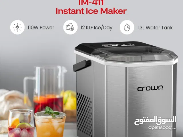CrownLine IM‐411 – Fast Bullet Ice Machine for Home & Parties