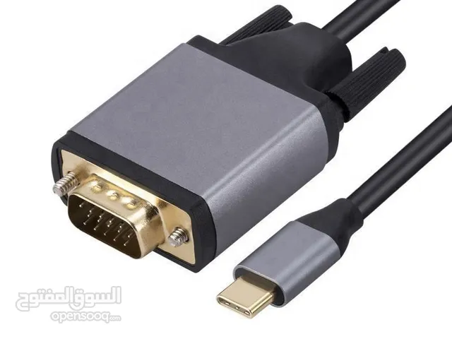 كيبل تشغيل الهاتف على الشاشة من TYPE-C الى VGA