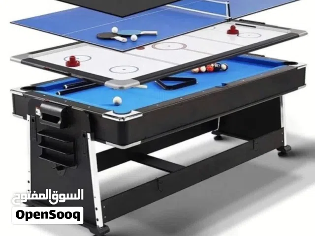 طاولة بلياردو السحرية 4 بواحد تنس بلياردو هوكي وطاولة سفرة
