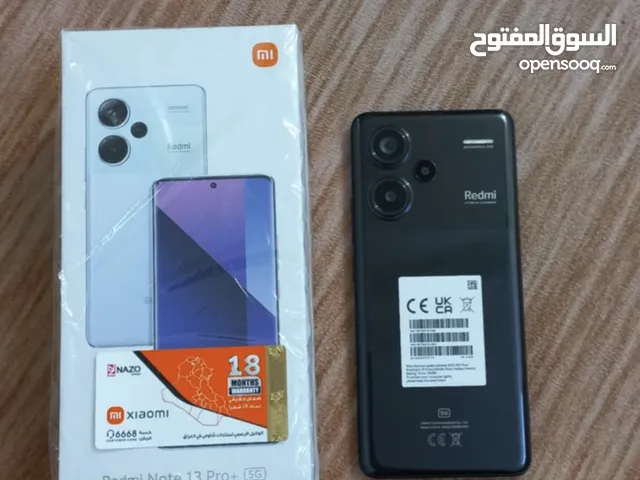 شاومي ريدمي نوت 13برو بلاس 5جي لون اسود استخدام اسبوع اقراء الوصف