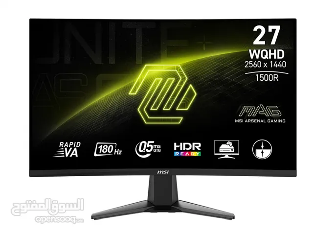 MSI Monitor MAG 27CQ6F QHD Curve 1500R Gaming شاشة ام اس اي جيمنج