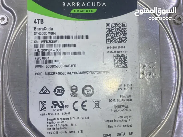 هاردسك داخلي 4 تيرا من اقوى الهردات مع المحتوى افلام ومسلسلات بسعرر هسوس