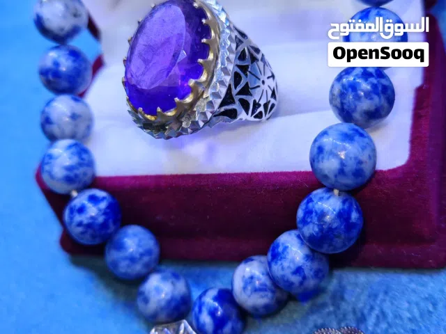 خاتم فضة عيار 925 ملوكي عالملبوس