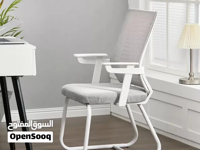 A VISITOR CHAIR WHITE GRAY YT-222