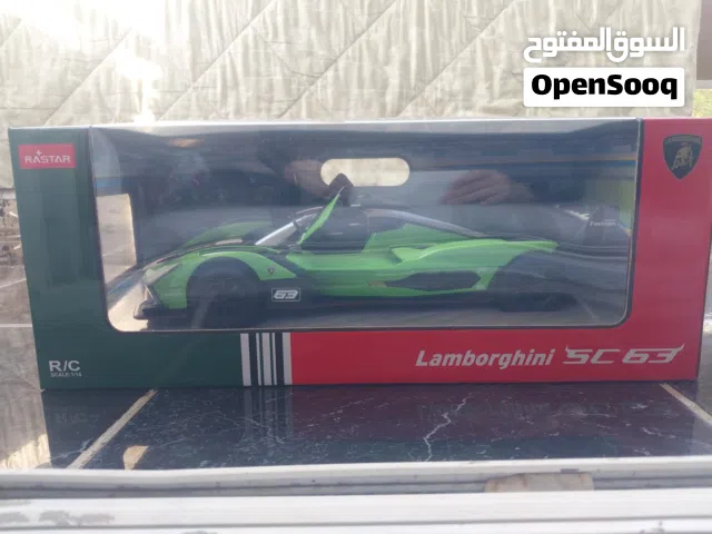 سياره لامبورجيني sc 63 لعبه مع ريموت بشكل دركسون السياره و سياره جديده بكرتون لم تفتح ارخص من سوق