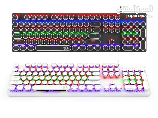 كيبورد ريدراجون ميكانيكي RedRagon K228 Mechanical Keyboard 104 Keys RGB Backlit