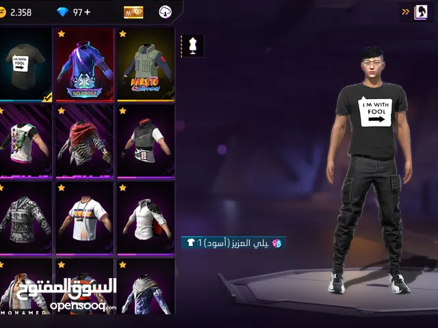 Free Fire Accounts and Characters for Sale in Amman