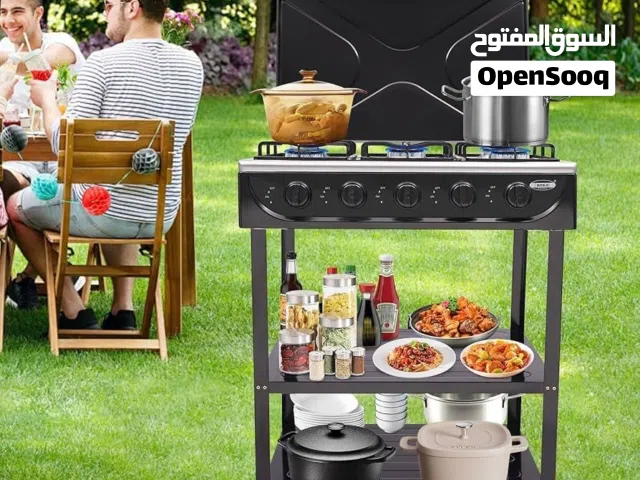 غاز 5 عيون BOKO – قوة وأداء احترافي لكل مطبخ  استمتع بتجربة طهي متكاملة مع غاز BOKO المزوّد