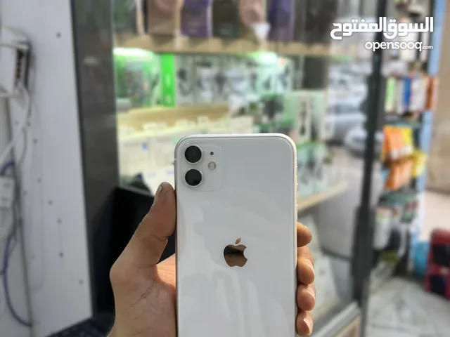 iPhone 11 ابيض 64Giga حاله البطارية 93