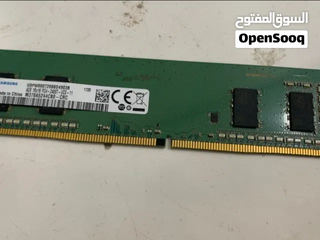 للبيع: رام Samsung DDR4 4GB 2400MHz