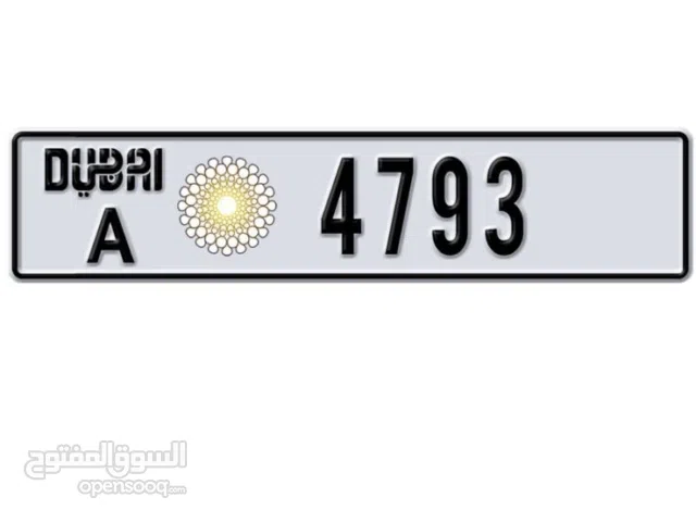 "DUBAI A 4793"