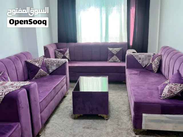 طقم جلوس استعمال خفيف مع البرادي والسجاد