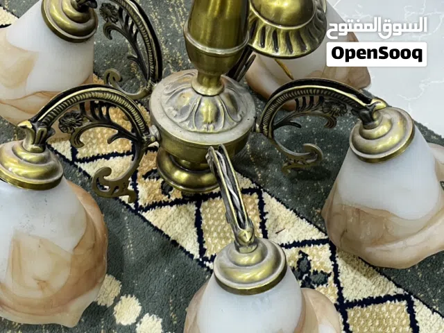 ثريا كلاسيك 5 لمبات لون برونزي