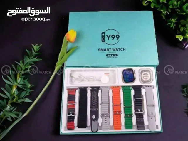 بكج y99 جودة ممتازة جداً 8 احزمة وكفر حماية وساعة ألترا السعر 90 شيكل