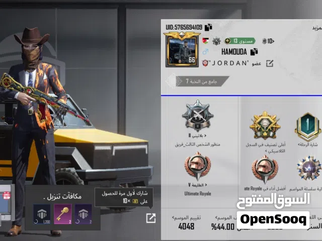 Pubg Accounts and Characters for Sale in Irbid