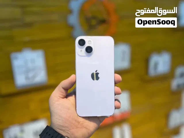 آيفون 14 أبيض بسعة 128 جيجابايت بحالة ممتازة - مستعمل بحالة وكالة