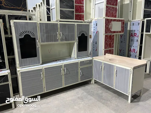 كاونترات مترين ارضي مع ملحق وسنك مترو20 مرمر