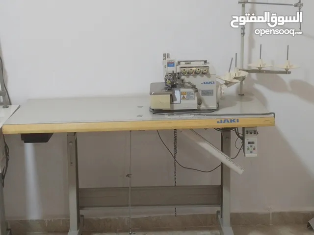 ماكينات خياطة بحالة وكالة للبيع طابعة ملونة مكبس حراري للطباعة للبيع ( مشروع كامل خياطة مع طباعة )
