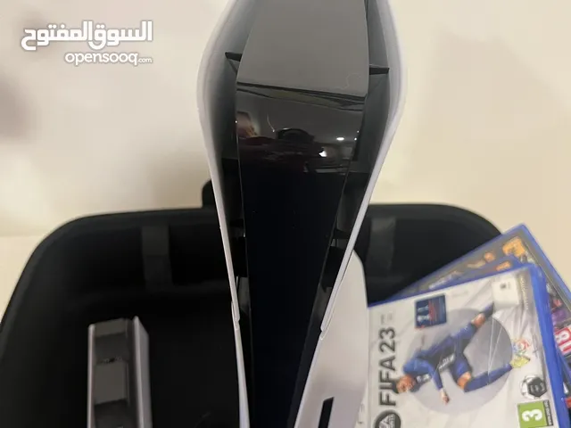 PlayStation 5 Slim (Almost New) - بلايستيشن 5 شبه جديدة مع كل الاكسسوارات و شنطةBundle with Extras!