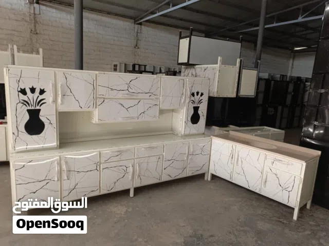 كاونتر المنيوم ثلاث مترات والسنك متر ونص مرمر