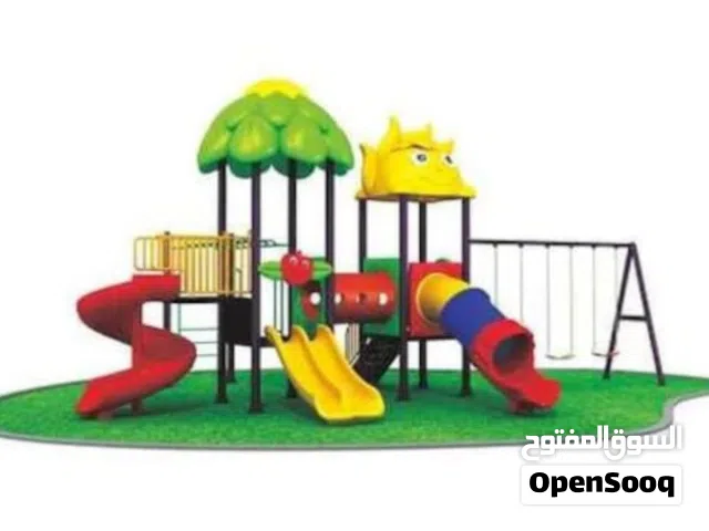 ألعاب حدائق خارجيه للأطفال ألعاب للأطفال ألعاب خارجيه+الاحصنة الدواره+لعبة التوازن +الفيل + المجموعه