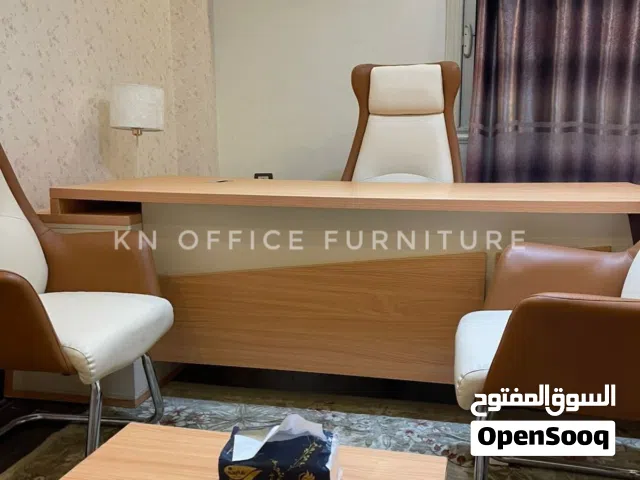مكتب مودرن خشب اسبانى مستورد عالى الجوده من شركة kn office furniture