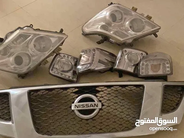 Nissan patrol headlights and grill