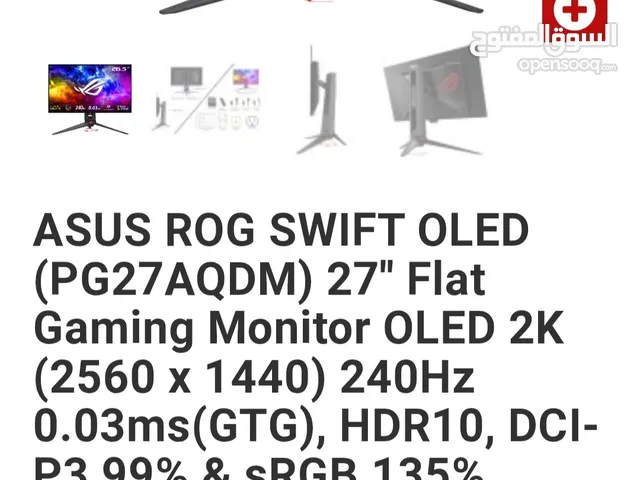 ASUS ROG Swift PG27AQDM 27” OLED Anti-Glare 2K 240Hz 0.03ms