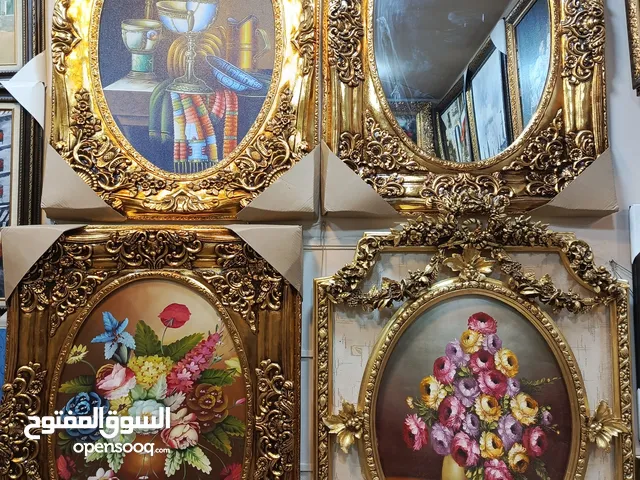 براويز وتعليقات وحائط بأقل الاسعار لوحات رسم مرايا غرف سفرة وصالونات وجلوس وأدوات المنزلية يدويا