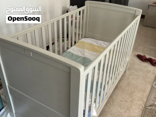 Big size Baby Court/Crib/Bed (can be used upto 2.5yr) with two drawers and a new mattress