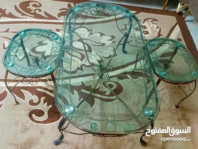 متوفر طاولة زجاجية استعمال بسيط للبيع