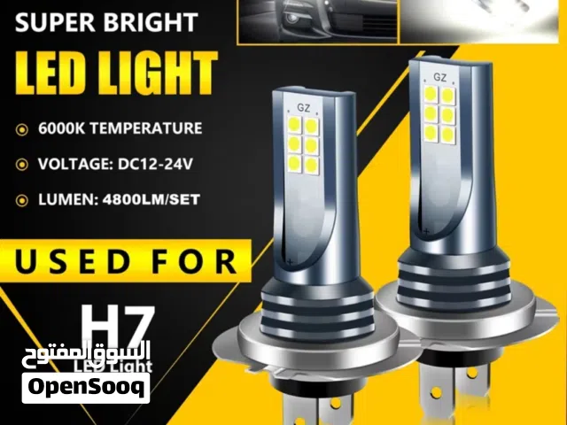 2pcs H7 LED Headlight High Low Beam