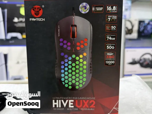 ماوس قيمنق فانتيك هايف UX2 خفيف الوزن احترافي - Fantech Hive UX2