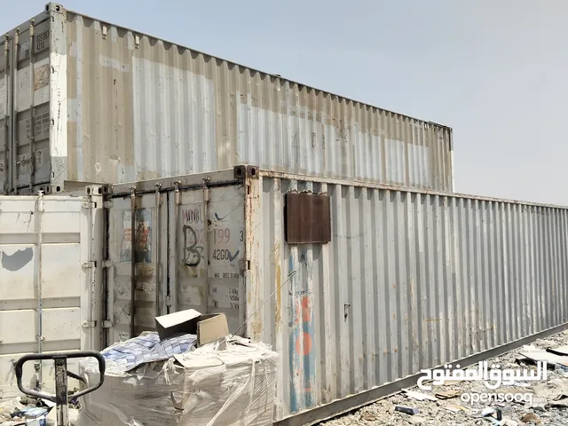كونتنرات 40 قدم و 20 قدم مستغمل للبيع
