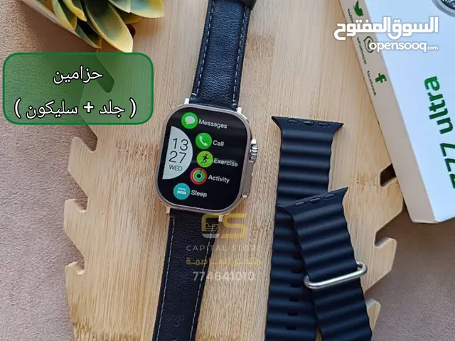 الجديد وصل ساعة Z77 الترا مع حزامين ( جلد +سليكون )
