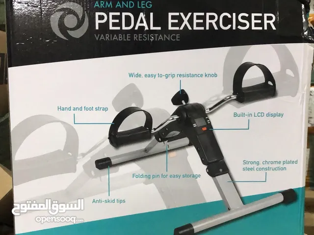 أداة تمرين بدواسة قابلة للطي مصغرة تمارين الذراع والساق جهاز Folding Pedal Exerciser