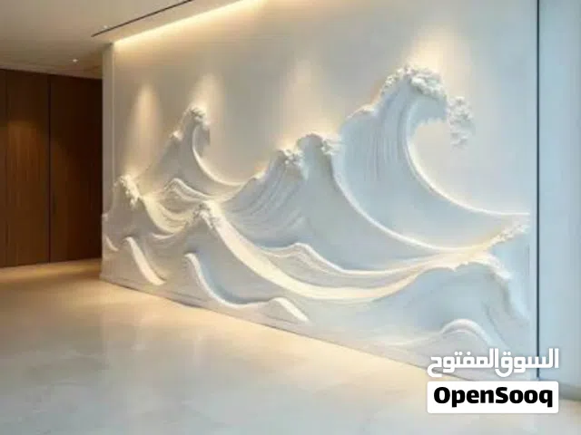 نحت  ورسم عمل نوافير