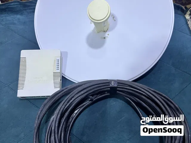 صحن نانو نظيف مع راوتر (نت كير) مع واير شرط الفحص قبل البيع