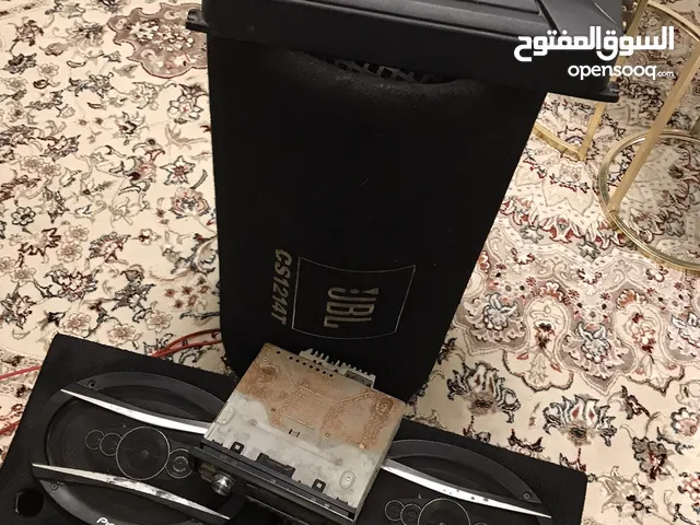 سستم تام للبيع (مسجل بايونير - بازوكا JBL 1000 - سبيكرات - صناديق سبيكرات بيضاويات - دجي ام 760 W )