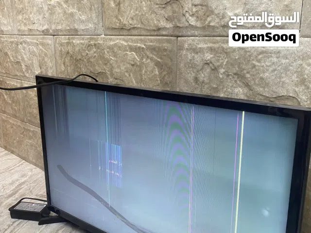 شاشة سامسونج مكسورة مع رموت ووصلة اصلي للشاشة