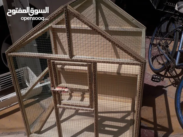 قفص جديد بي جرار ودرج وقاعدة هولدر وكلوب للاصائة للاضائة وكلوب